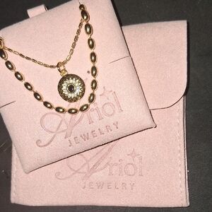 Gold Filled Necklace with Pendant Set